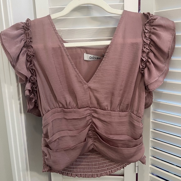 DO+BE mauve top - Picture 1 of 4